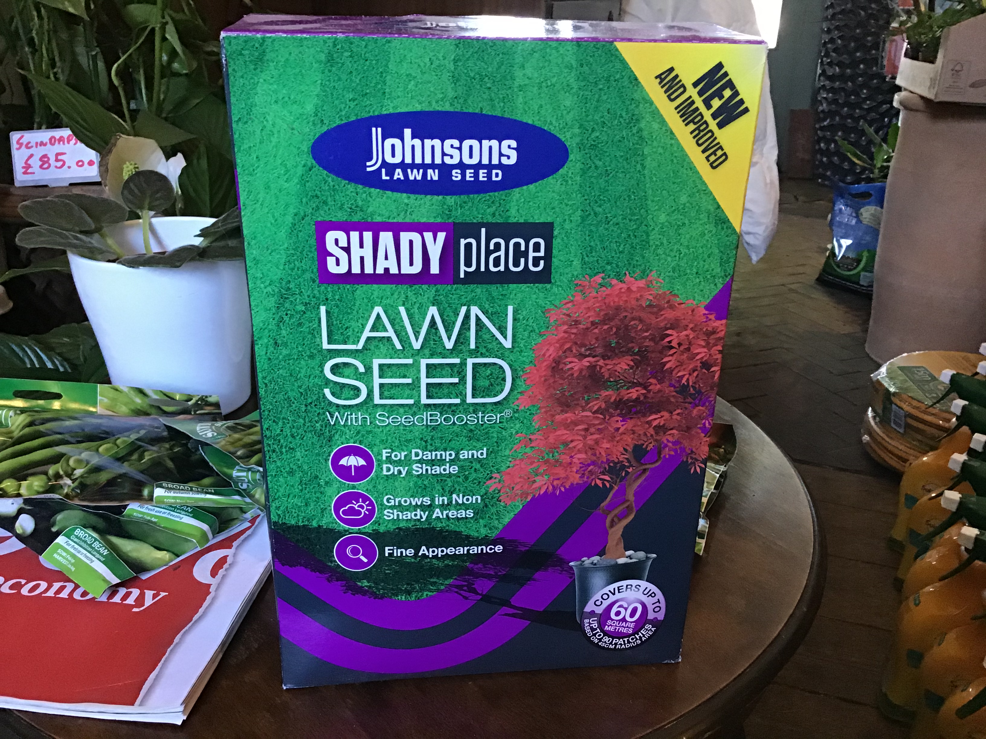 Lawn Seed Johnson’s shady place 1.5kg for 60 sq m. Kew Gardener